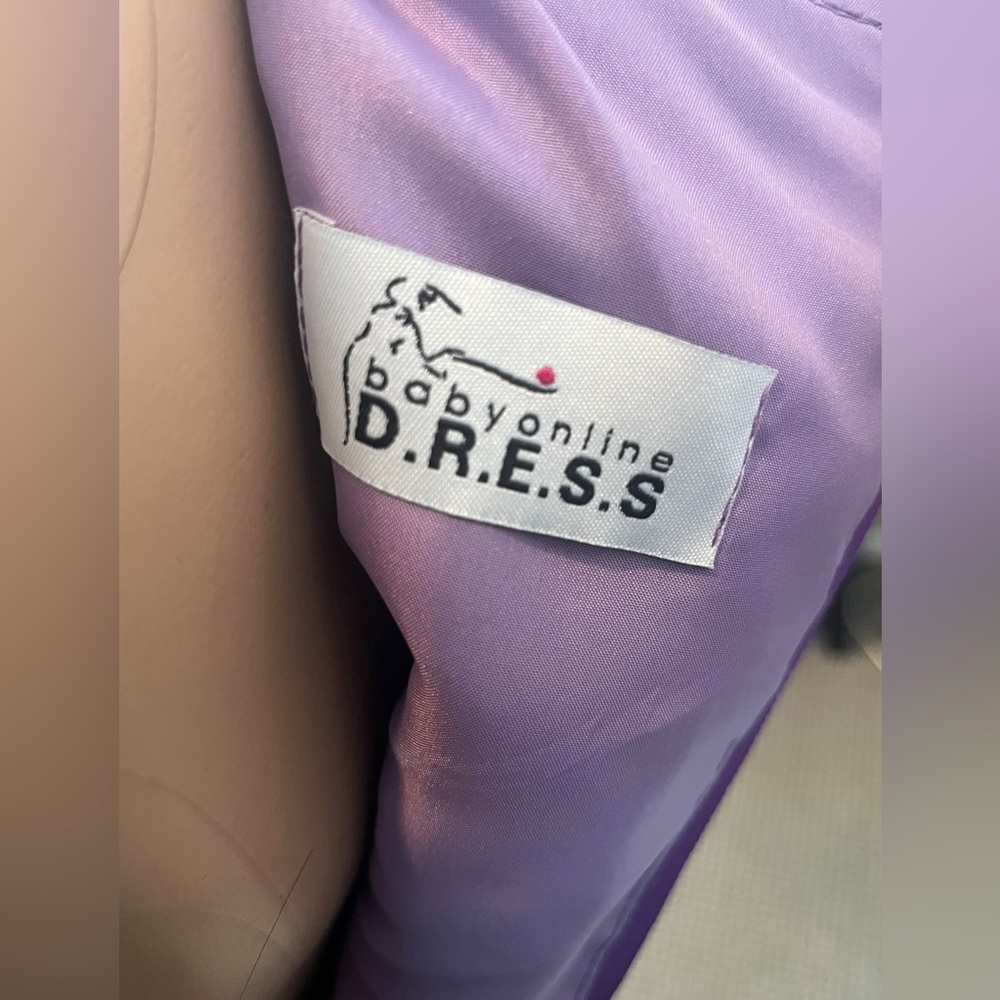 Beautiful Purple Satin Babyonline D.R.E.S.S. - Picture 4 of 5